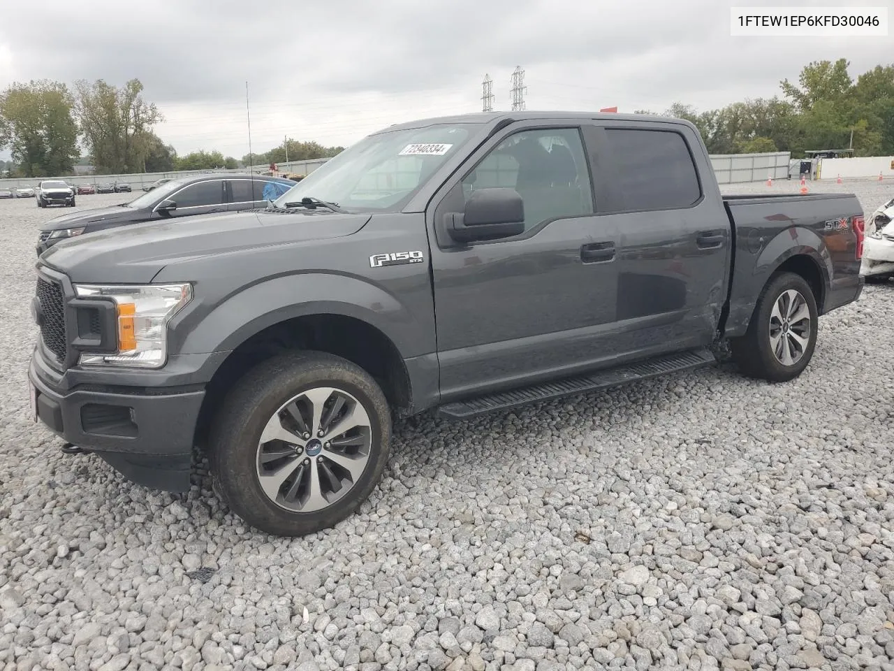 2019 Ford F150 Supercrew VIN: 1FTEW1EP6KFD30046 Lot: 72340334