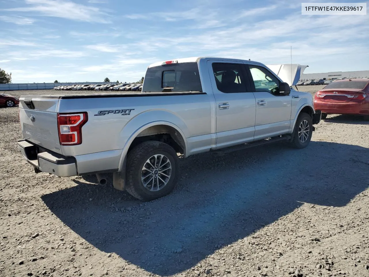 2019 Ford F150 Supercrew VIN: 1FTFW1E47KKE39617 Lot: 72356534