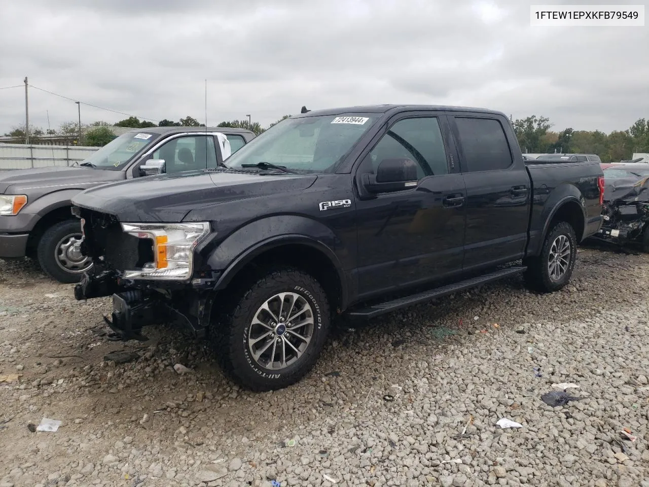 2019 Ford F150 Supercrew VIN: 1FTEW1EPXKFB79549 Lot: 72413944