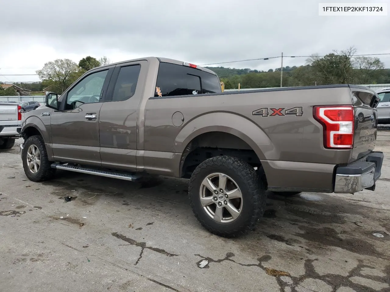 2019 Ford F150 Super Cab VIN: 1FTEX1EP2KKF13724 Lot: 72444484