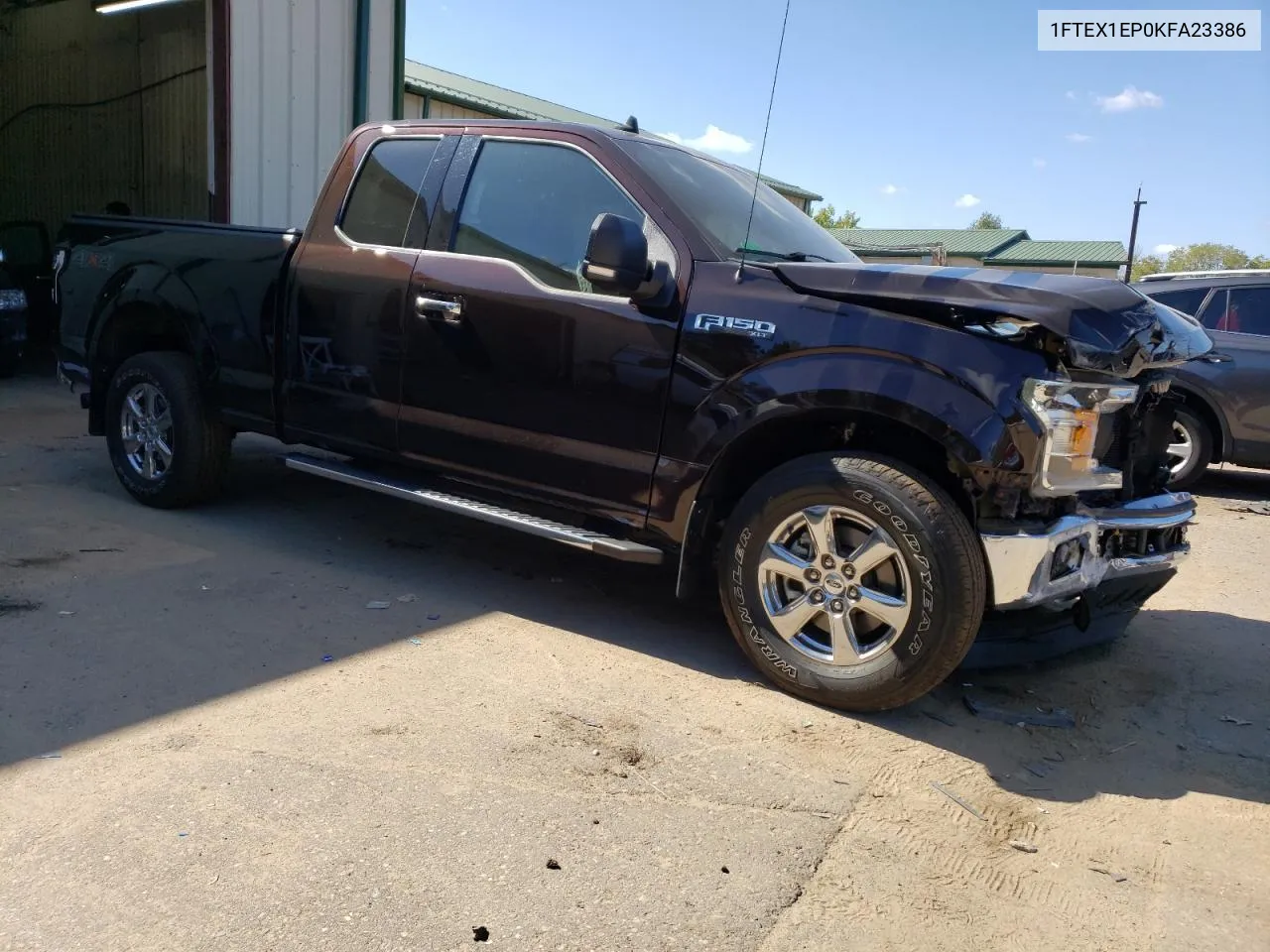 2019 Ford F150 Super Cab VIN: 1FTEX1EP0KFA23386 Lot: 72452744