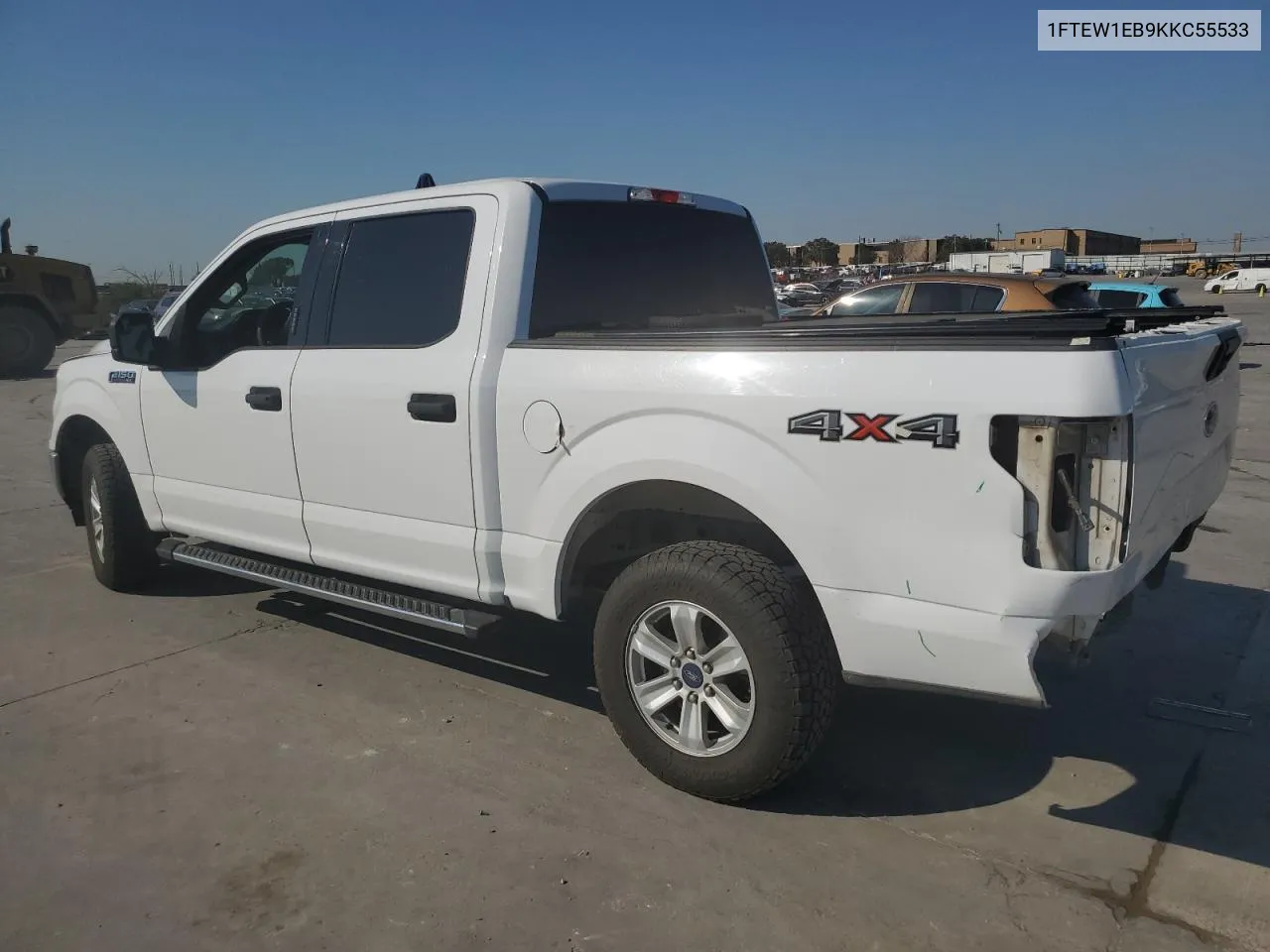 2019 Ford F150 Supercrew VIN: 1FTEW1EB9KKC55533 Lot: 72510634