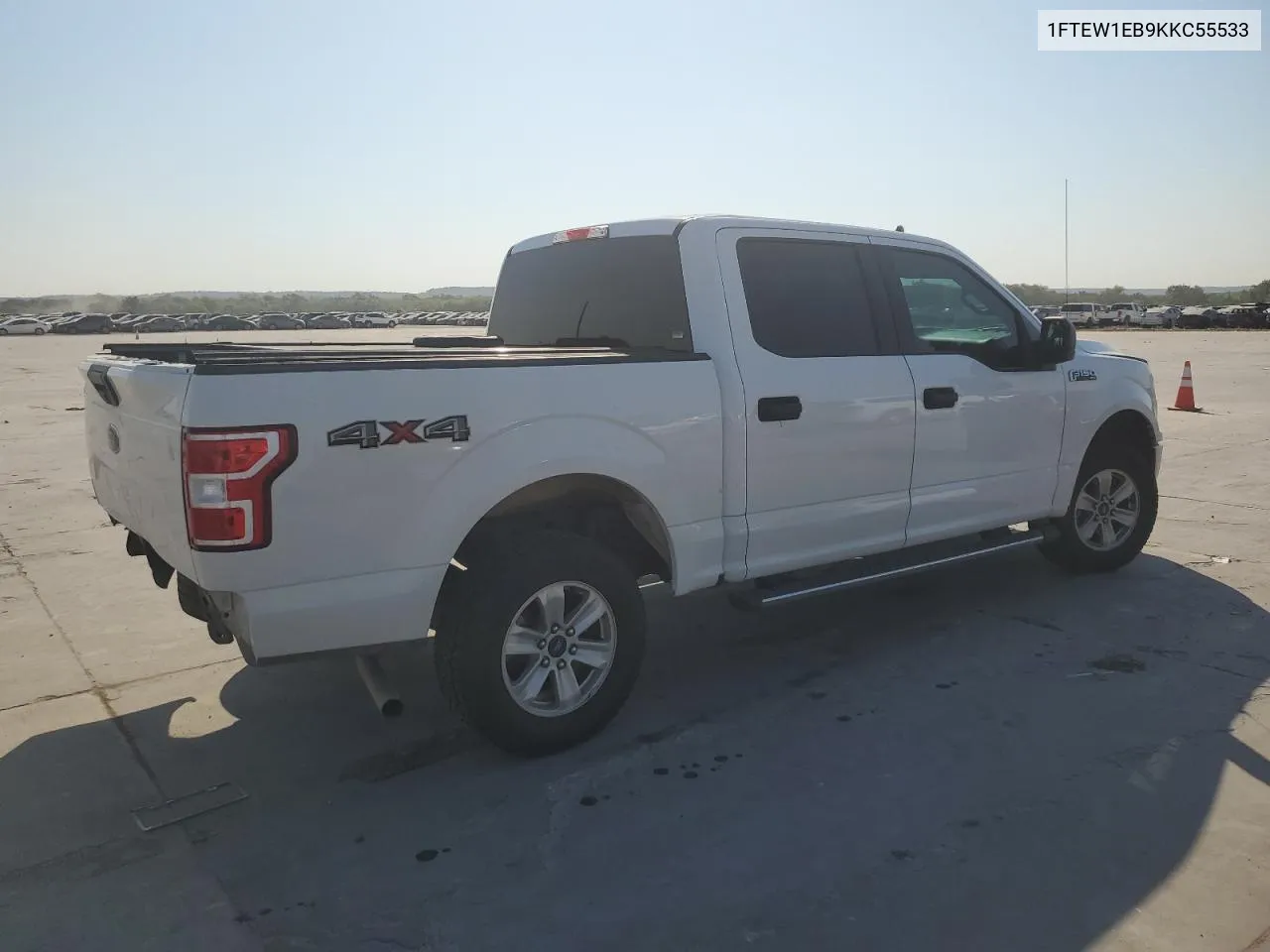 2019 Ford F150 Supercrew VIN: 1FTEW1EB9KKC55533 Lot: 72510634