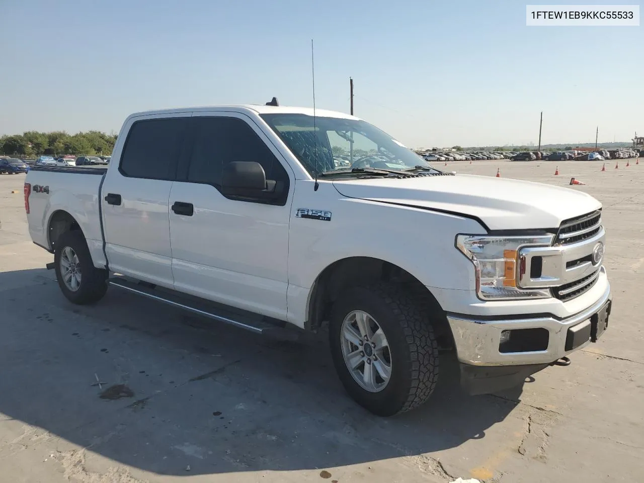 2019 Ford F150 Supercrew VIN: 1FTEW1EB9KKC55533 Lot: 72510634