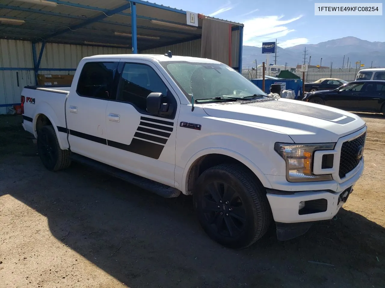 1FTEW1E49KFC08254 2019 Ford F150 Supercrew