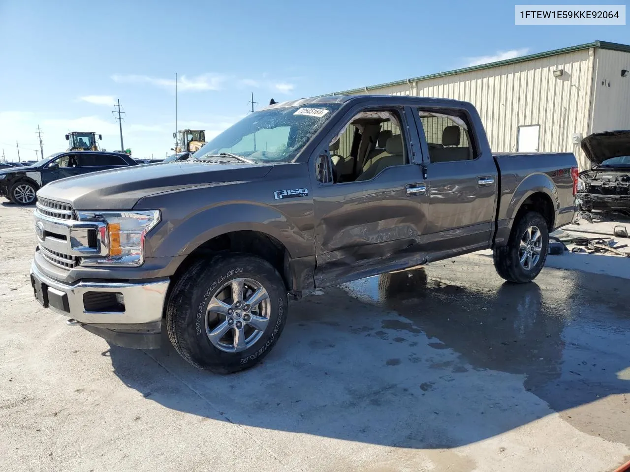 2019 Ford F150 Supercrew VIN: 1FTEW1E59KKE92064 Lot: 72545164