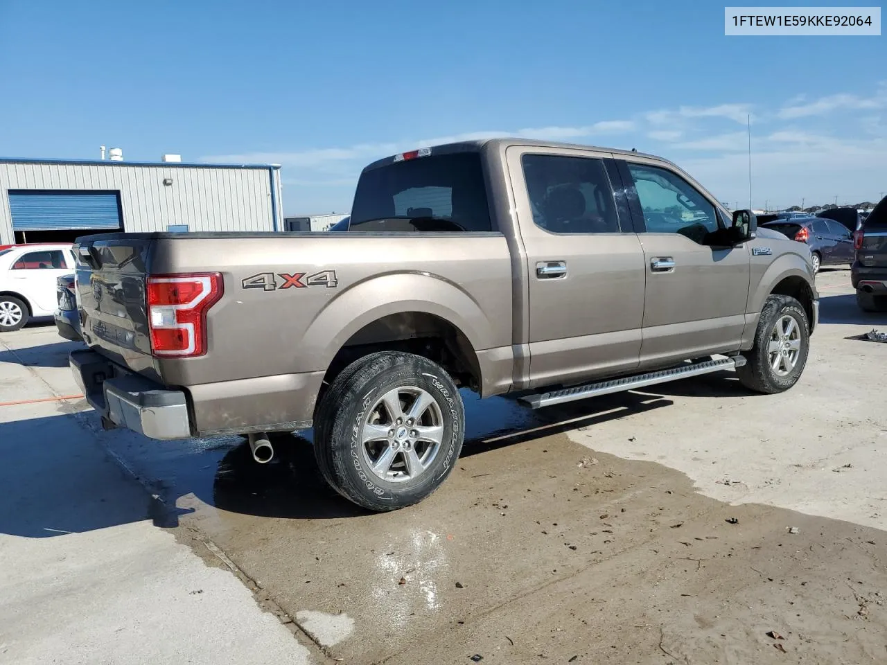 2019 Ford F150 Supercrew VIN: 1FTEW1E59KKE92064 Lot: 72545164