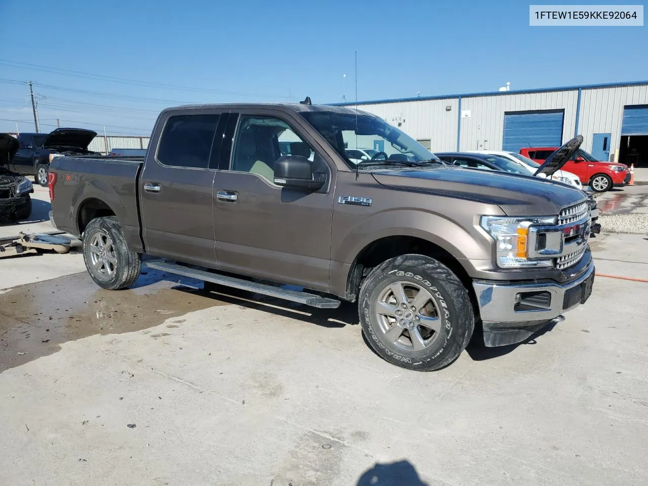 2019 Ford F150 Supercrew VIN: 1FTEW1E59KKE92064 Lot: 72545164