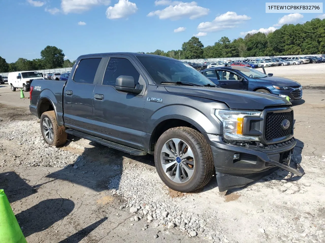 2019 Ford F150 Supercrew VIN: 1FTEW1CP8KFB32796 Lot: 72550344