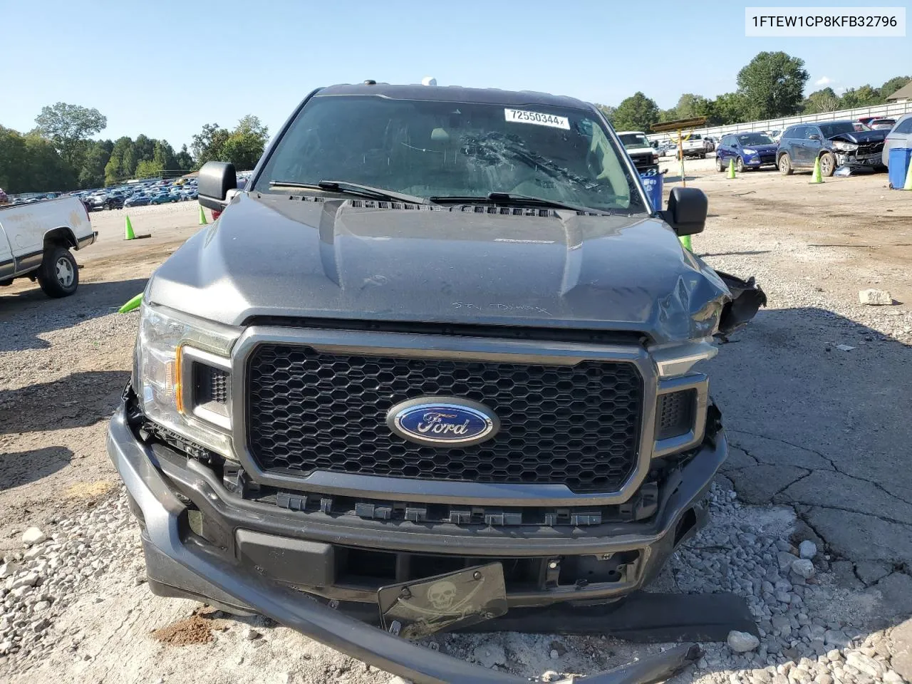 2019 Ford F150 Supercrew VIN: 1FTEW1CP8KFB32796 Lot: 72550344