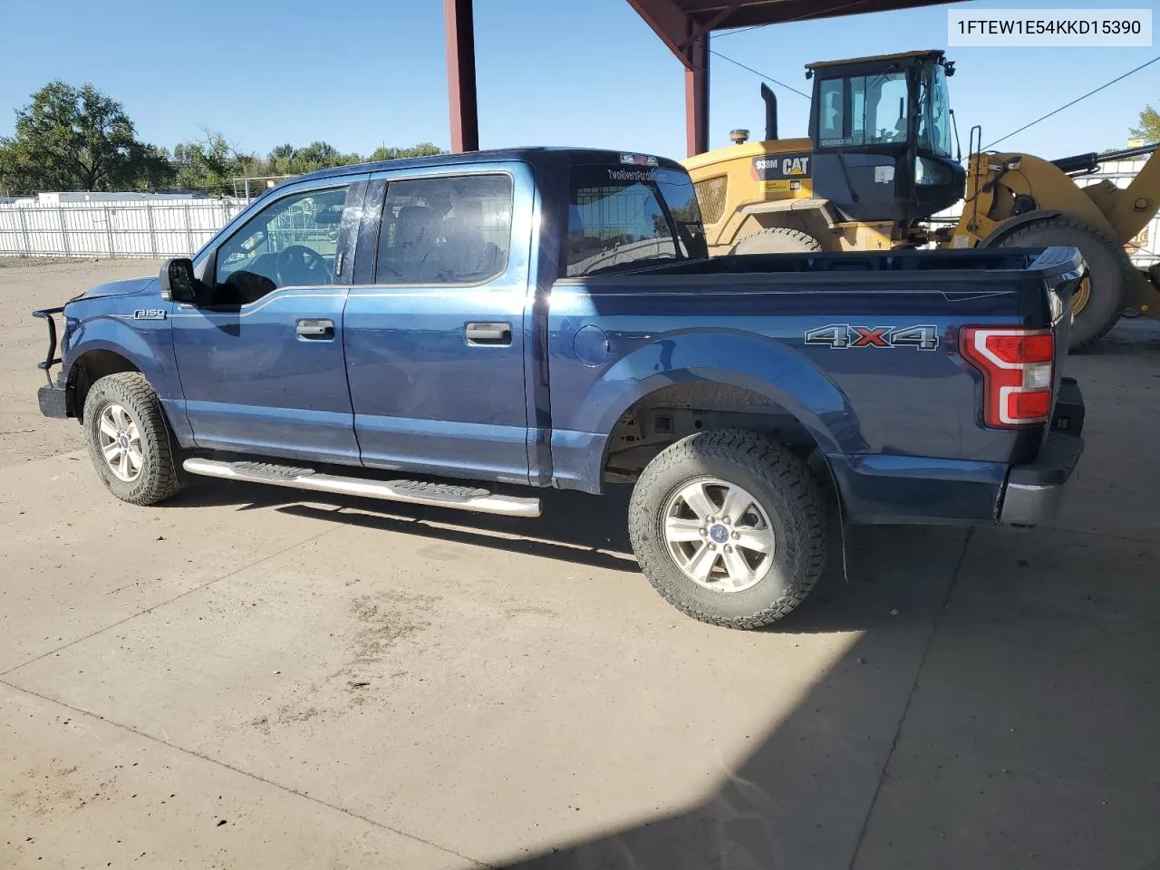 2019 Ford F150 Supercrew VIN: 1FTEW1E54KKD15390 Lot: 72681464