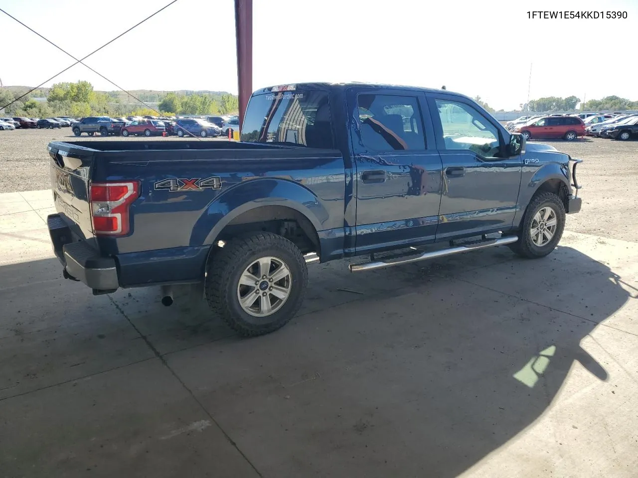 2019 Ford F150 Supercrew VIN: 1FTEW1E54KKD15390 Lot: 72681464