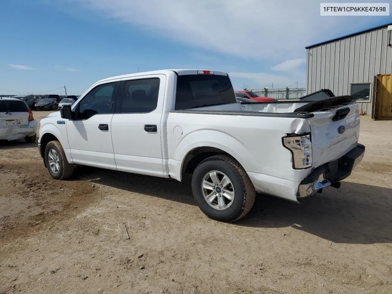 2019 Ford F150 Supercrew VIN: 1FTEW1CP6KKE47698 Lot: 72685064