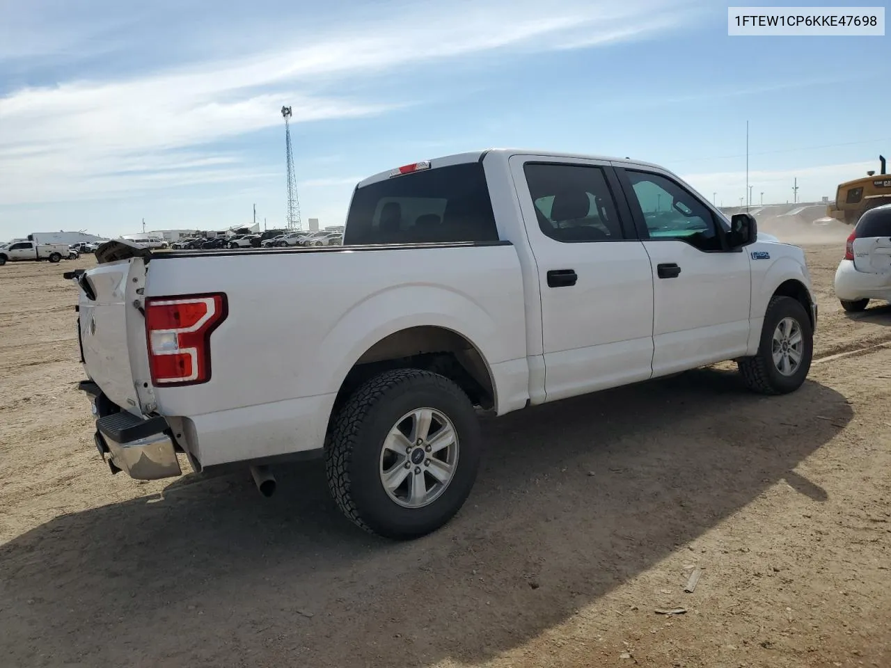 2019 Ford F150 Supercrew VIN: 1FTEW1CP6KKE47698 Lot: 72685064