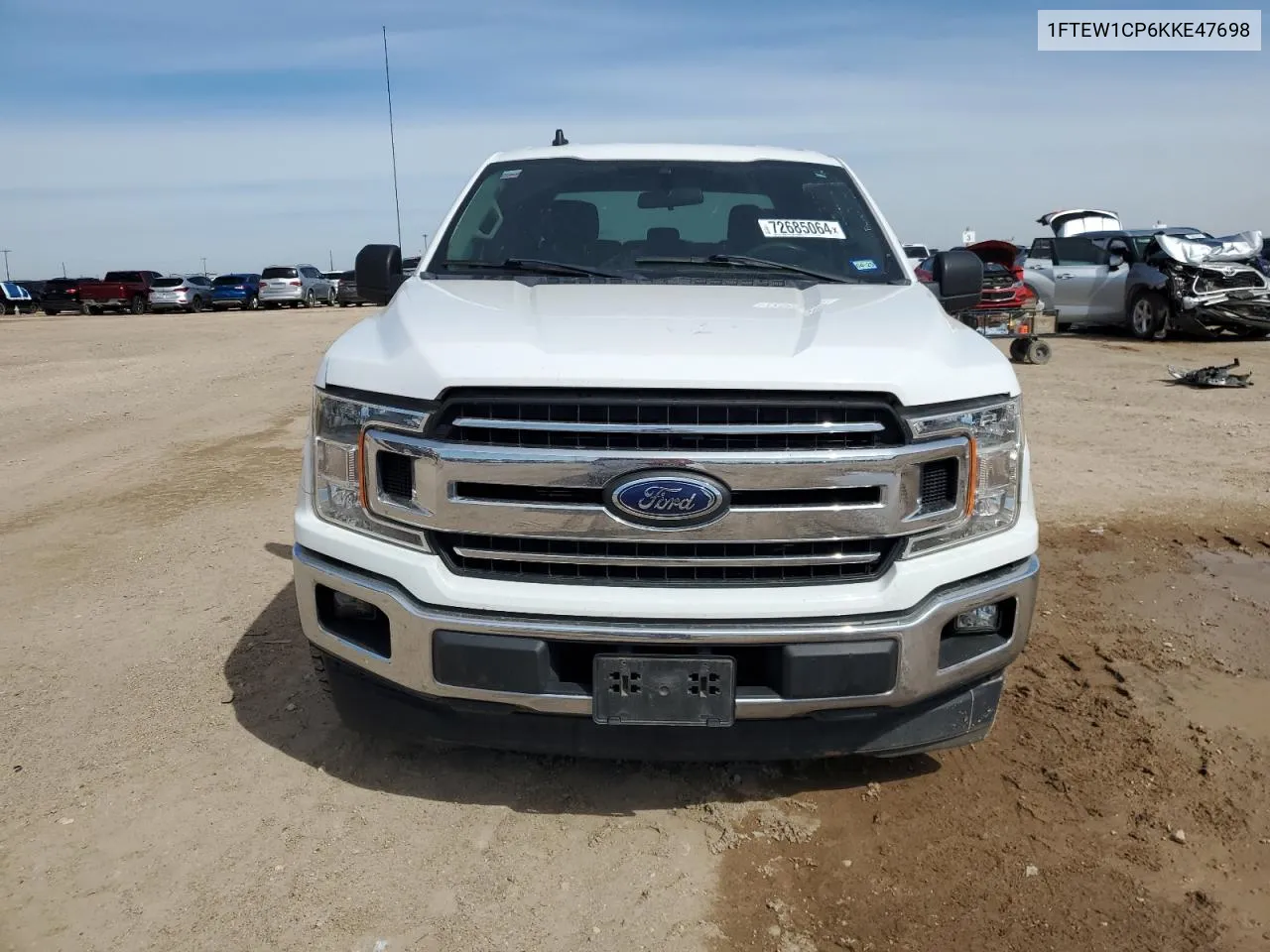 2019 Ford F150 Supercrew VIN: 1FTEW1CP6KKE47698 Lot: 72685064