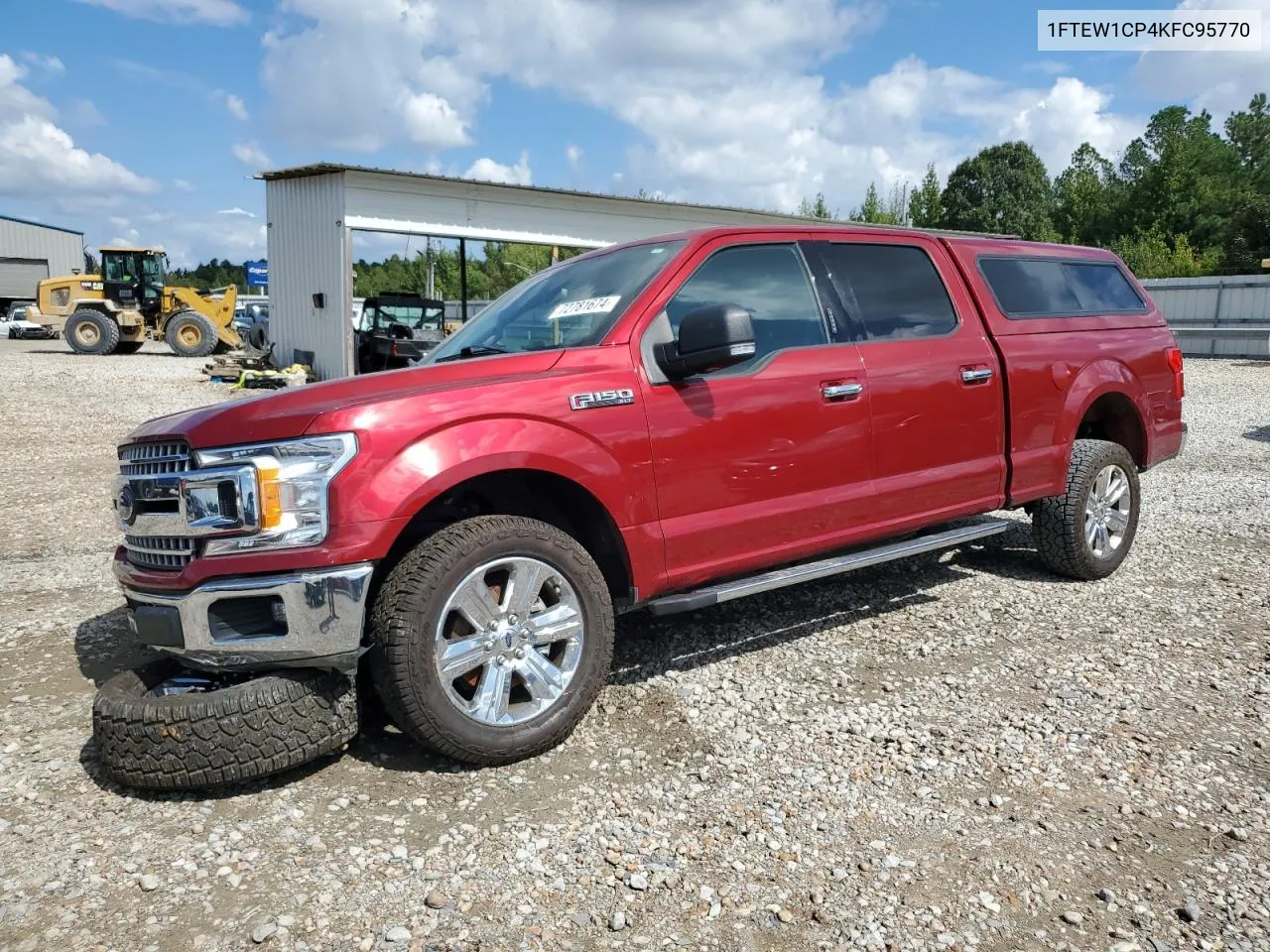 2019 Ford F150 Supercrew VIN: 1FTEW1CP4KFC95770 Lot: 72781674