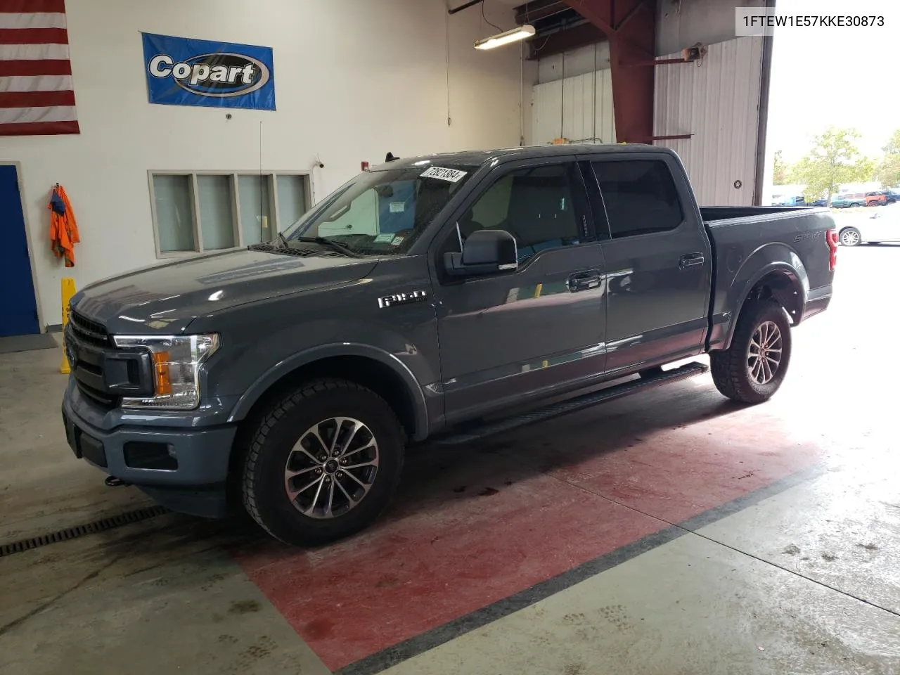 2019 Ford F150 Supercrew VIN: 1FTEW1E57KKE30873 Lot: 72821384