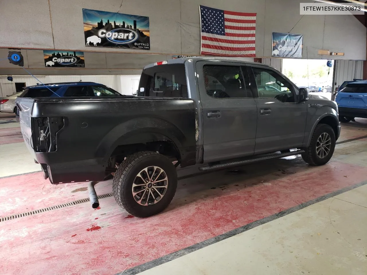 2019 Ford F150 Supercrew VIN: 1FTEW1E57KKE30873 Lot: 72821384