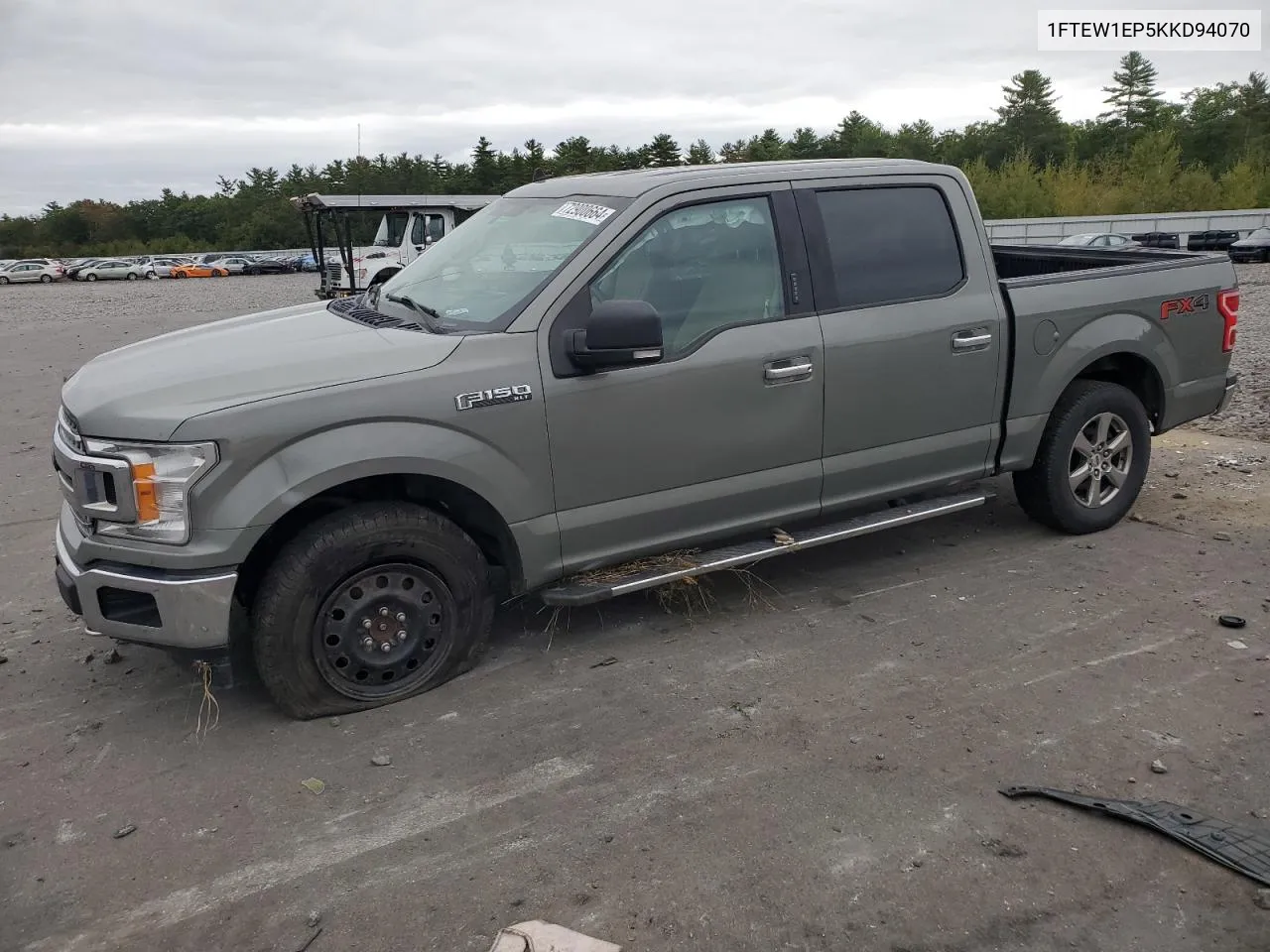 2019 Ford F150 Supercrew VIN: 1FTEW1EP5KKD94070 Lot: 72900664