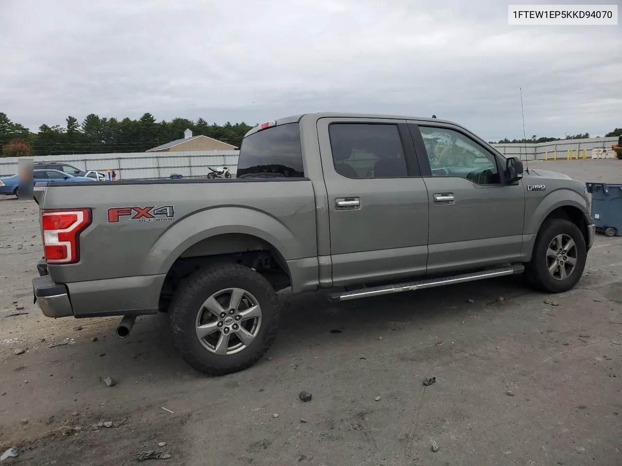 2019 Ford F150 Supercrew VIN: 1FTEW1EP5KKD94070 Lot: 72900664