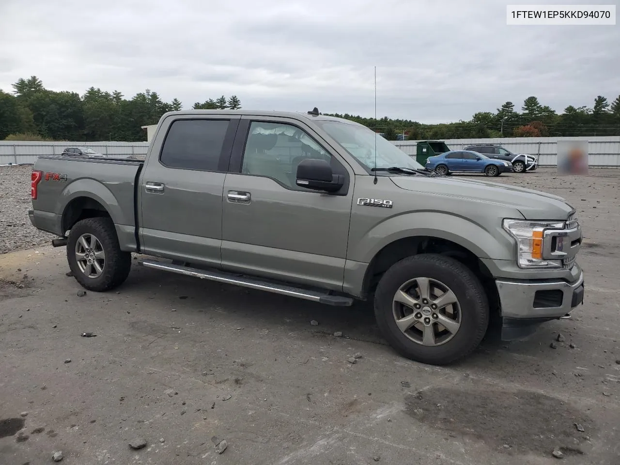 2019 Ford F150 Supercrew VIN: 1FTEW1EP5KKD94070 Lot: 72900664