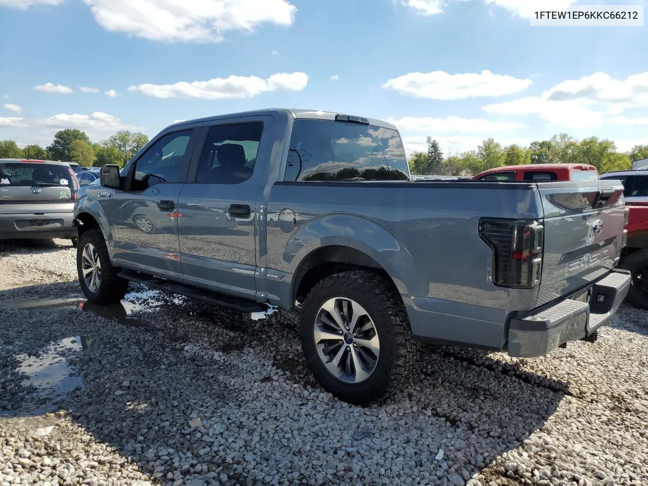 2019 Ford F150 Supercrew VIN: 1FTEW1EP6KKC66212 Lot: 72933894