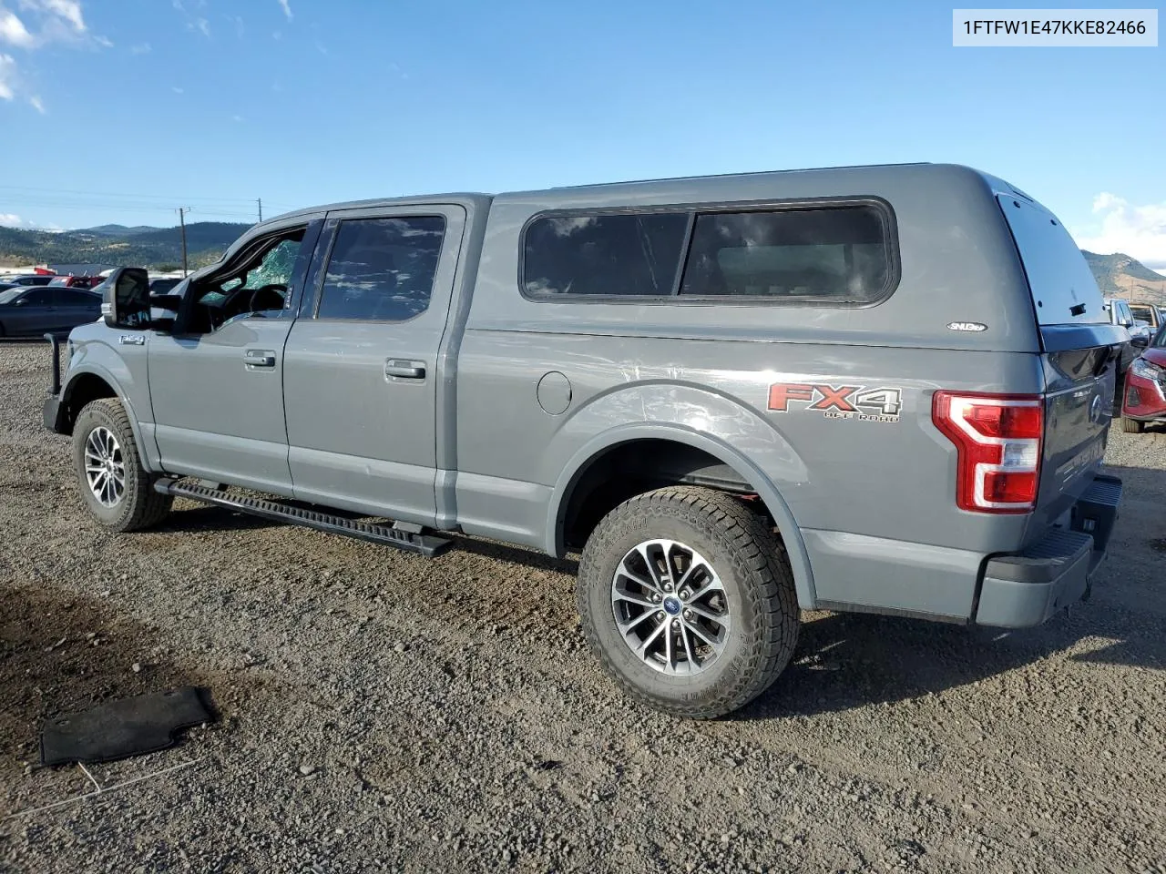 2019 Ford F150 Supercrew VIN: 1FTFW1E47KKE82466 Lot: 72983694