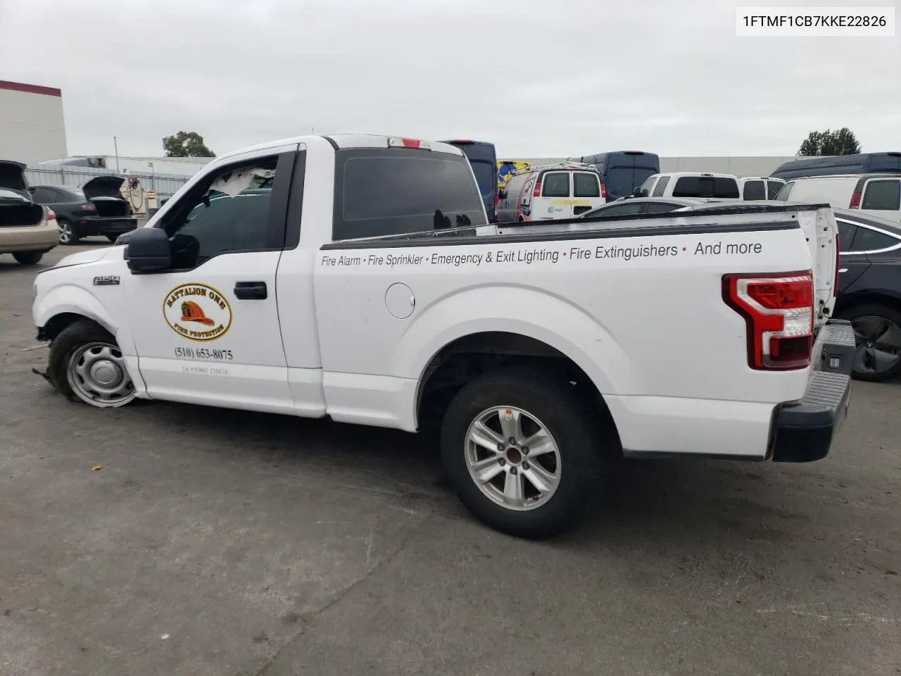 2019 Ford F150 VIN: 1FTMF1CB7KKE22826 Lot: 73015014