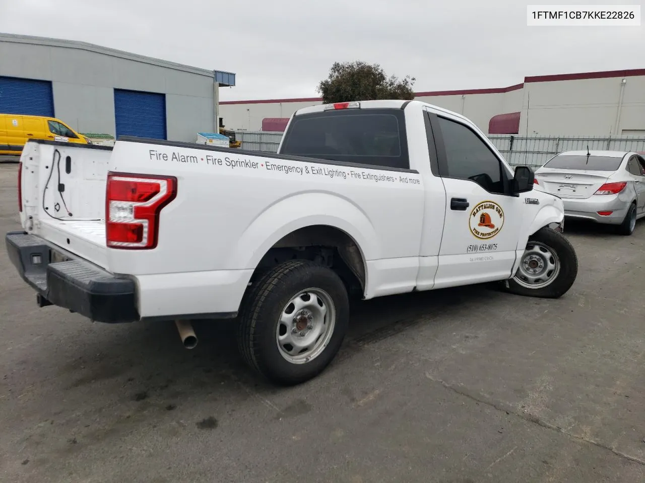 2019 Ford F150 VIN: 1FTMF1CB7KKE22826 Lot: 73015014