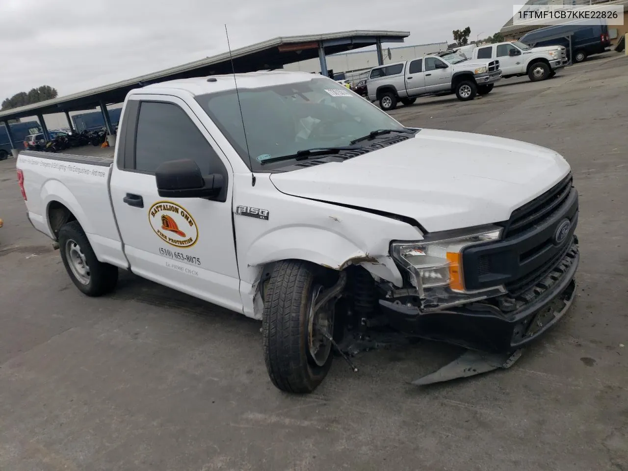 2019 Ford F150 VIN: 1FTMF1CB7KKE22826 Lot: 73015014