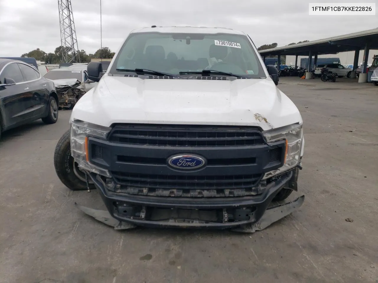 2019 Ford F150 VIN: 1FTMF1CB7KKE22826 Lot: 73015014