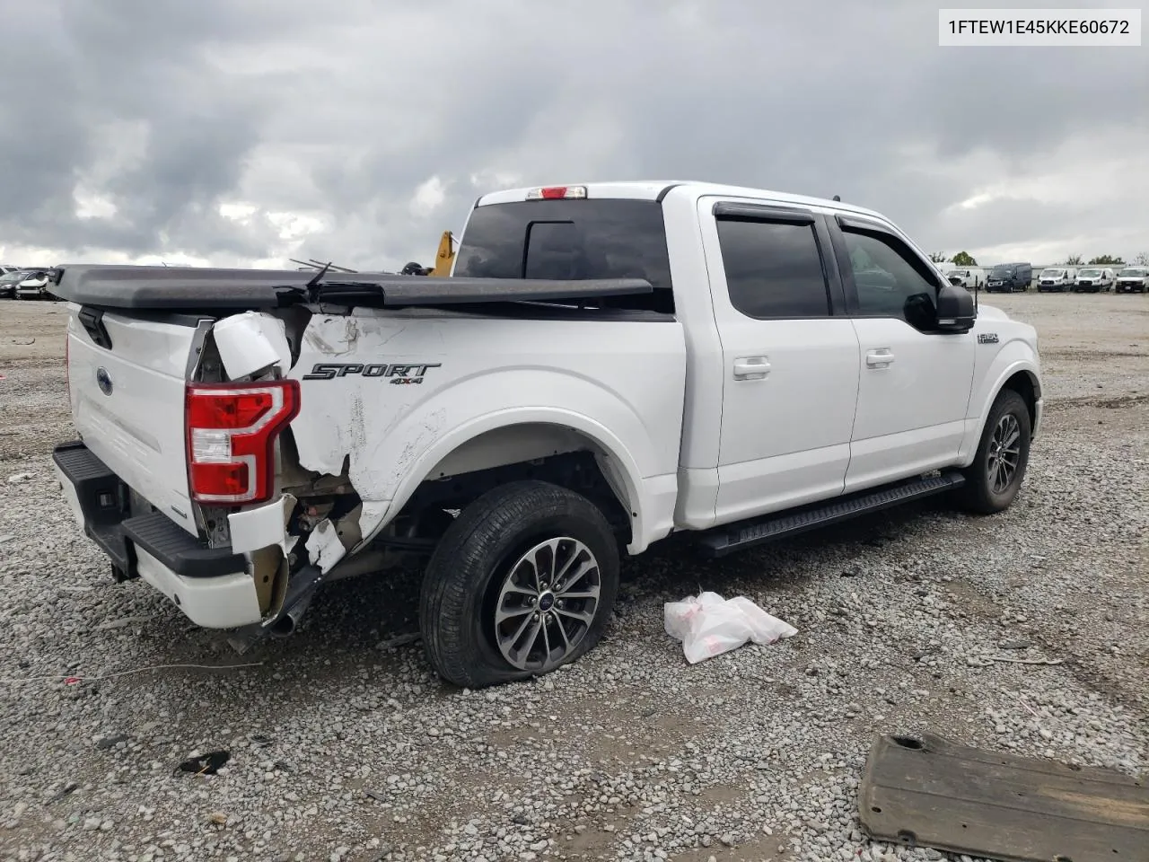 2019 Ford F150 Supercrew VIN: 1FTEW1E45KKE60672 Lot: 73032354