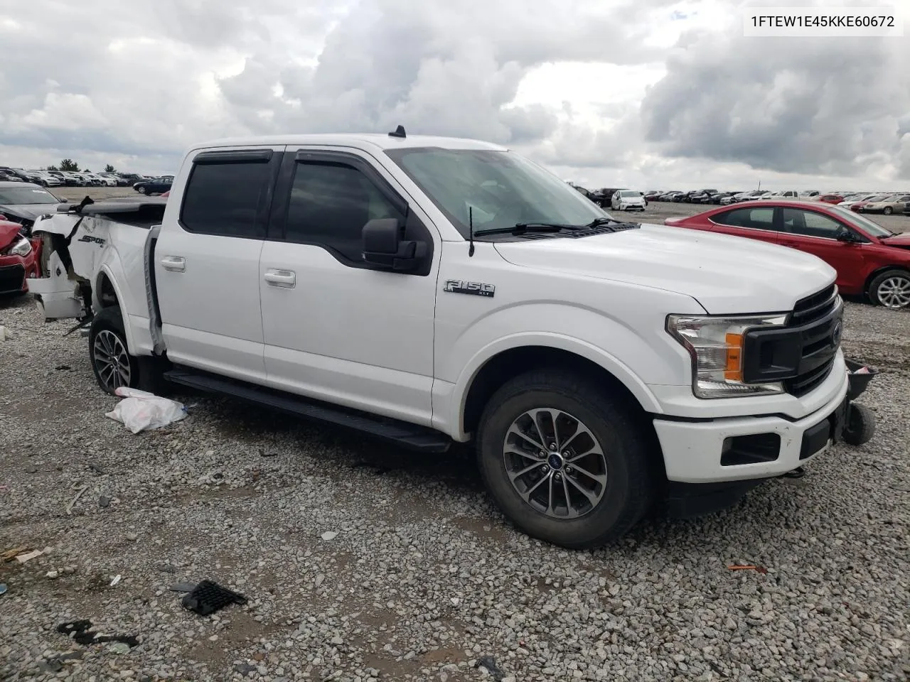 2019 Ford F150 Supercrew VIN: 1FTEW1E45KKE60672 Lot: 73032354