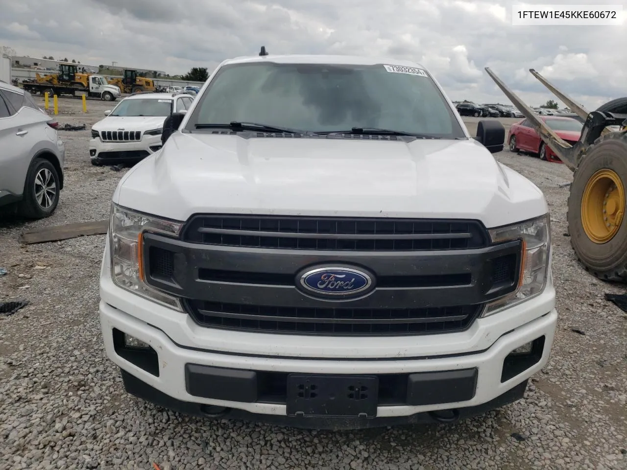 2019 Ford F150 Supercrew VIN: 1FTEW1E45KKE60672 Lot: 73032354