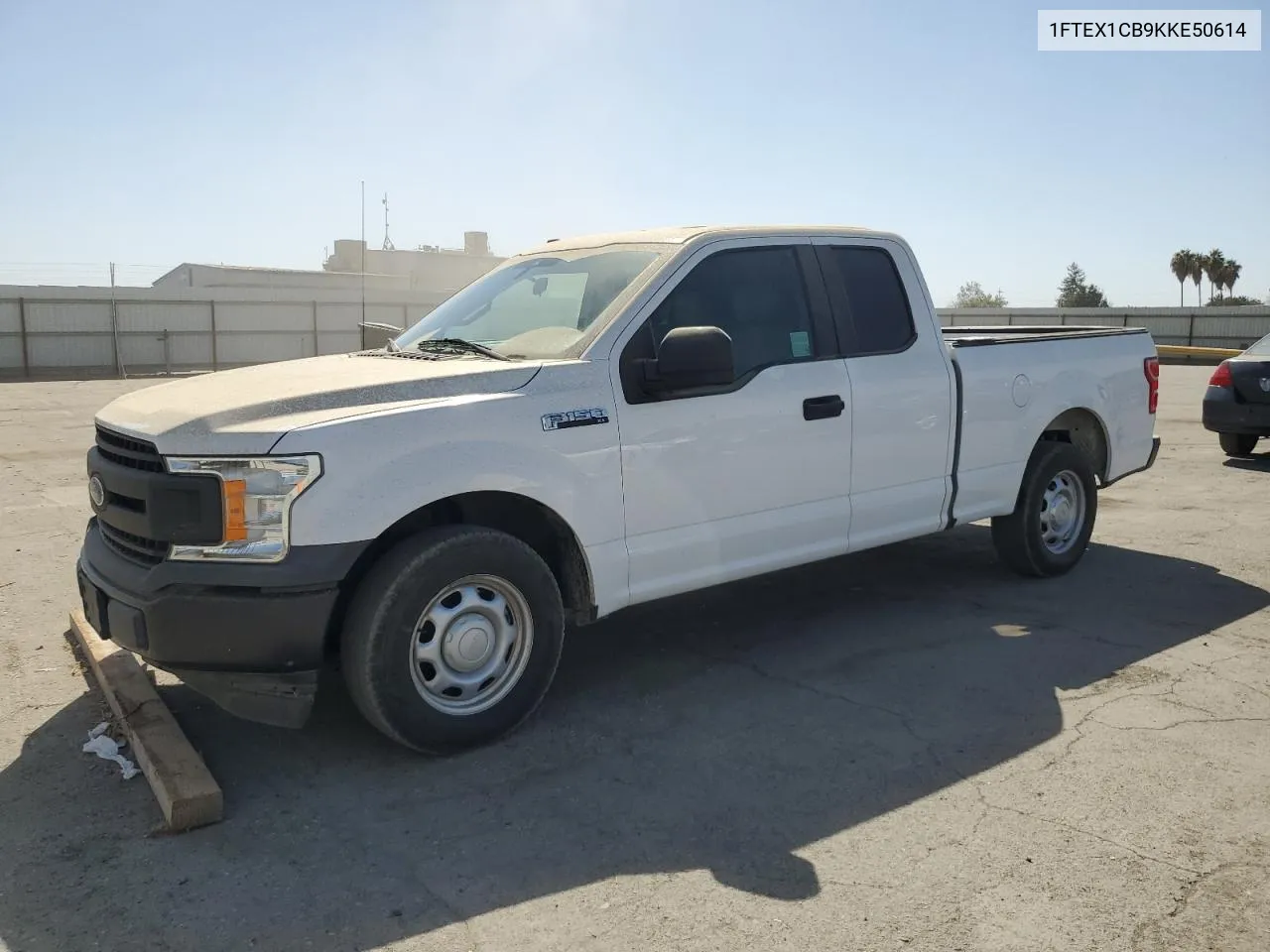 2019 Ford F150 Super Cab VIN: 1FTEX1CB9KKE50614 Lot: 73064294