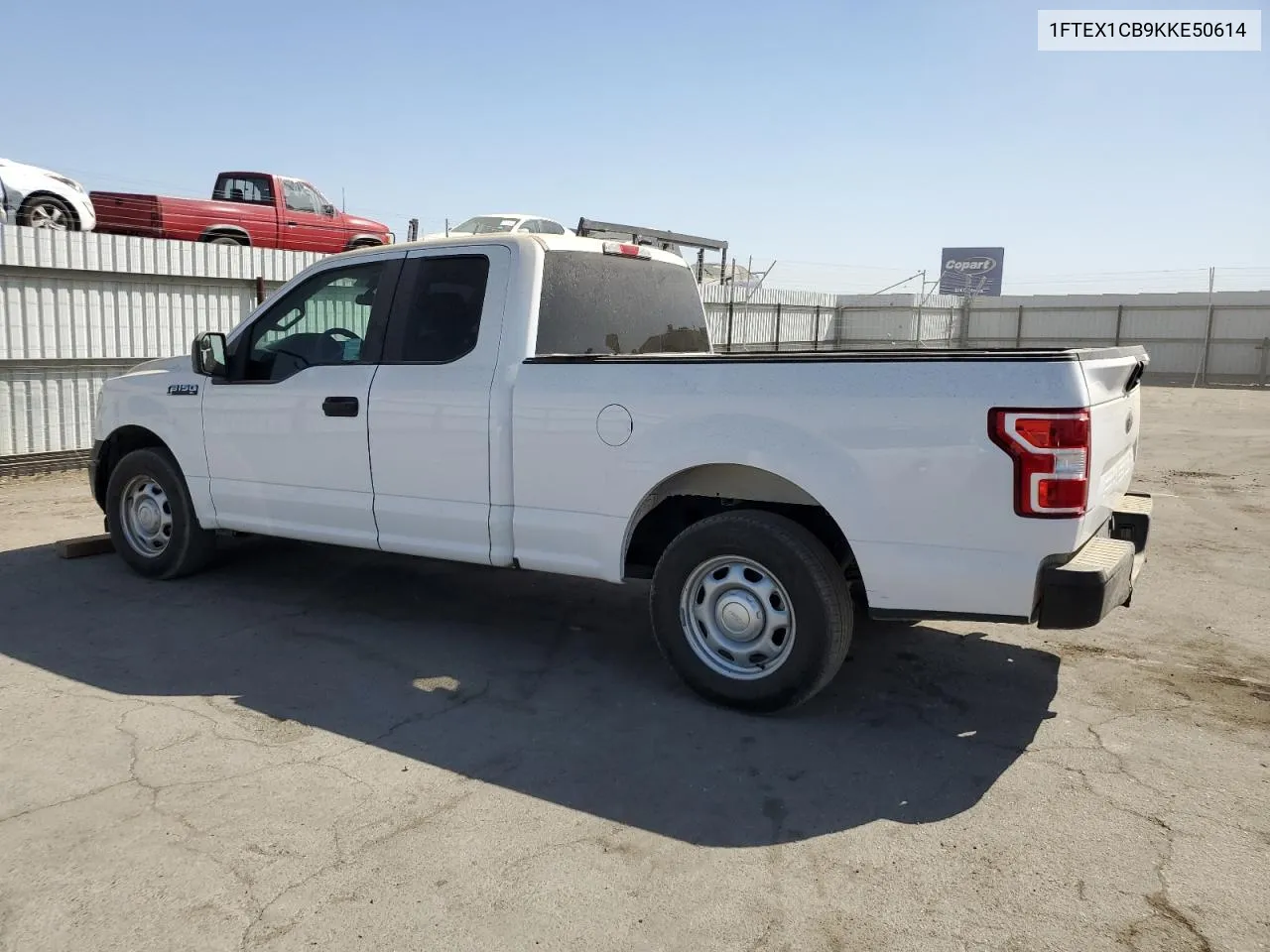 2019 Ford F150 Super Cab VIN: 1FTEX1CB9KKE50614 Lot: 73064294