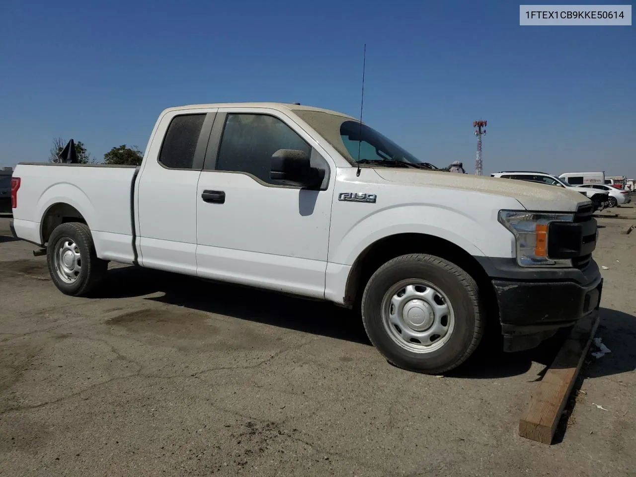 2019 Ford F150 Super Cab VIN: 1FTEX1CB9KKE50614 Lot: 73064294