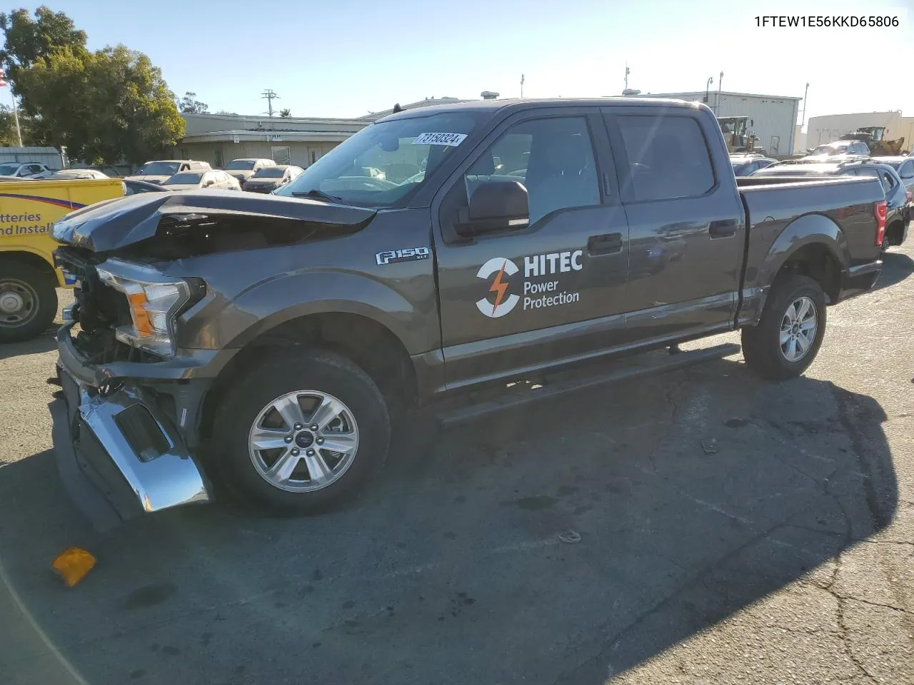 2019 Ford F150 Supercrew VIN: 1FTEW1E56KKD65806 Lot: 73150324