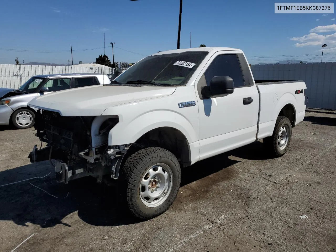 2019 Ford F150 VIN: 1FTMF1EB5KKC87276 Lot: 73202134