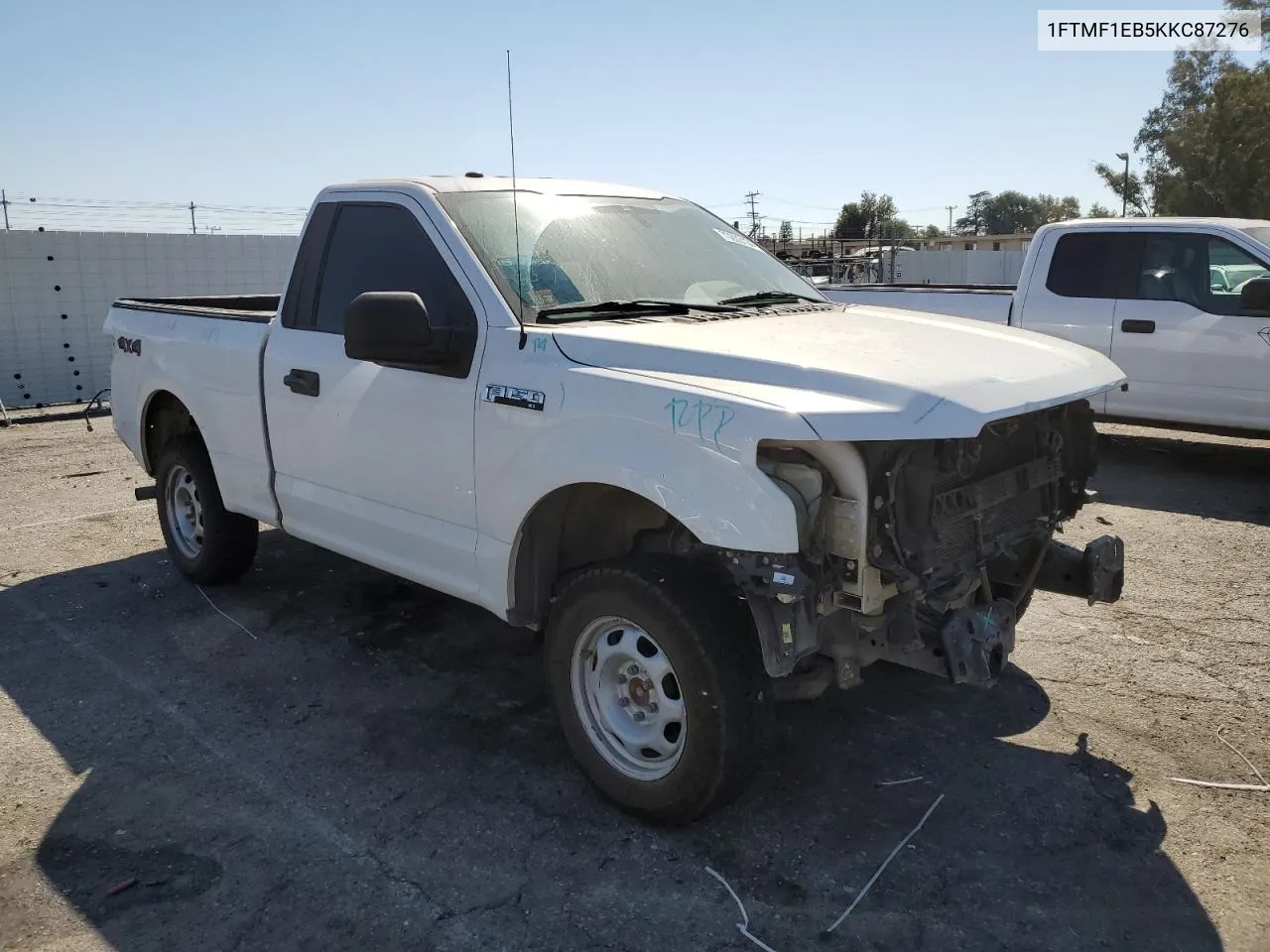 2019 Ford F150 VIN: 1FTMF1EB5KKC87276 Lot: 73202134