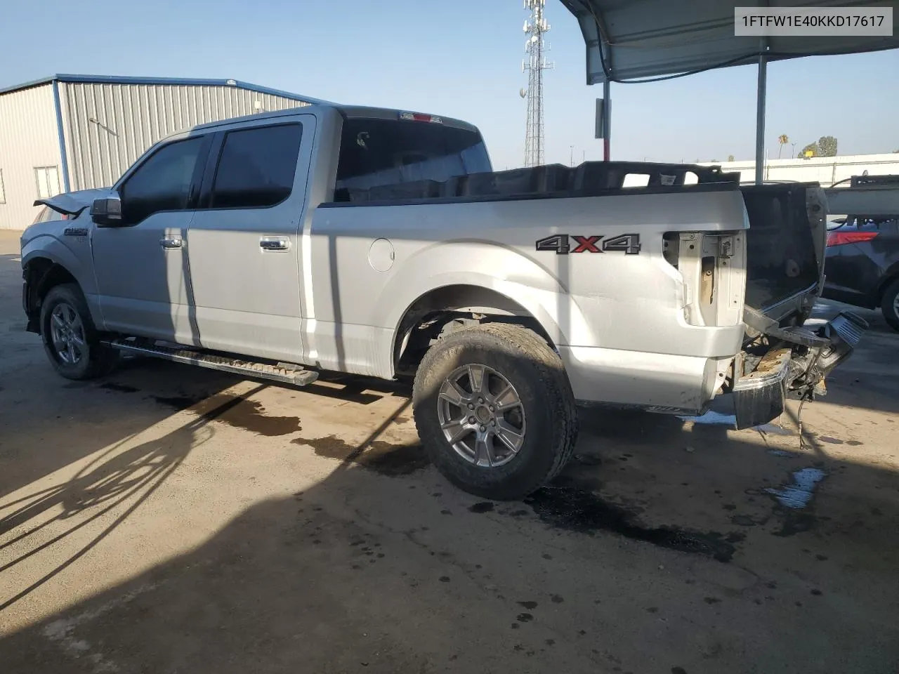 2019 Ford F150 Supercrew VIN: 1FTFW1E40KKD17617 Lot: 73304934