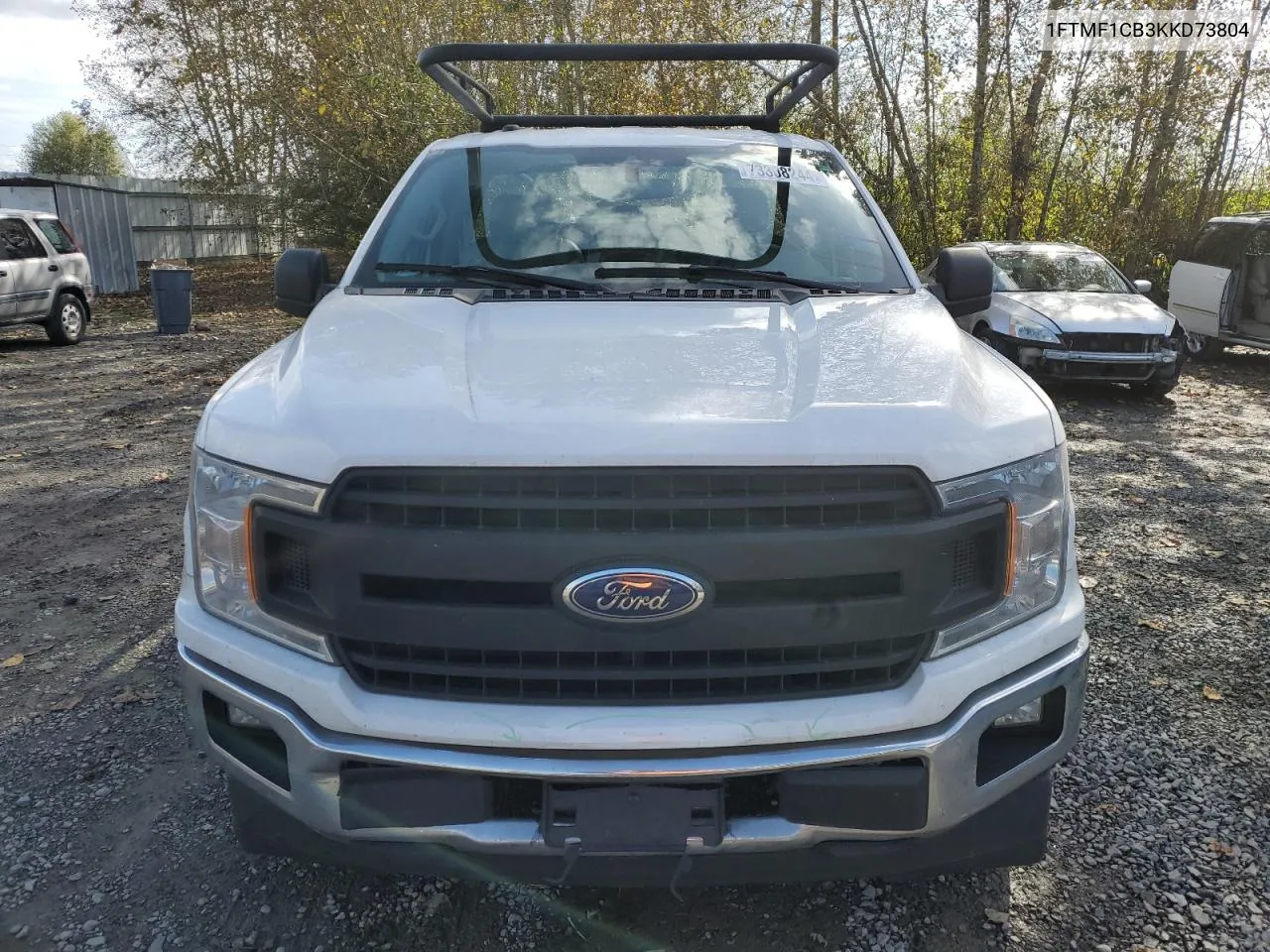 2019 Ford F150 VIN: 1FTMF1CB3KKD73804 Lot: 73308244