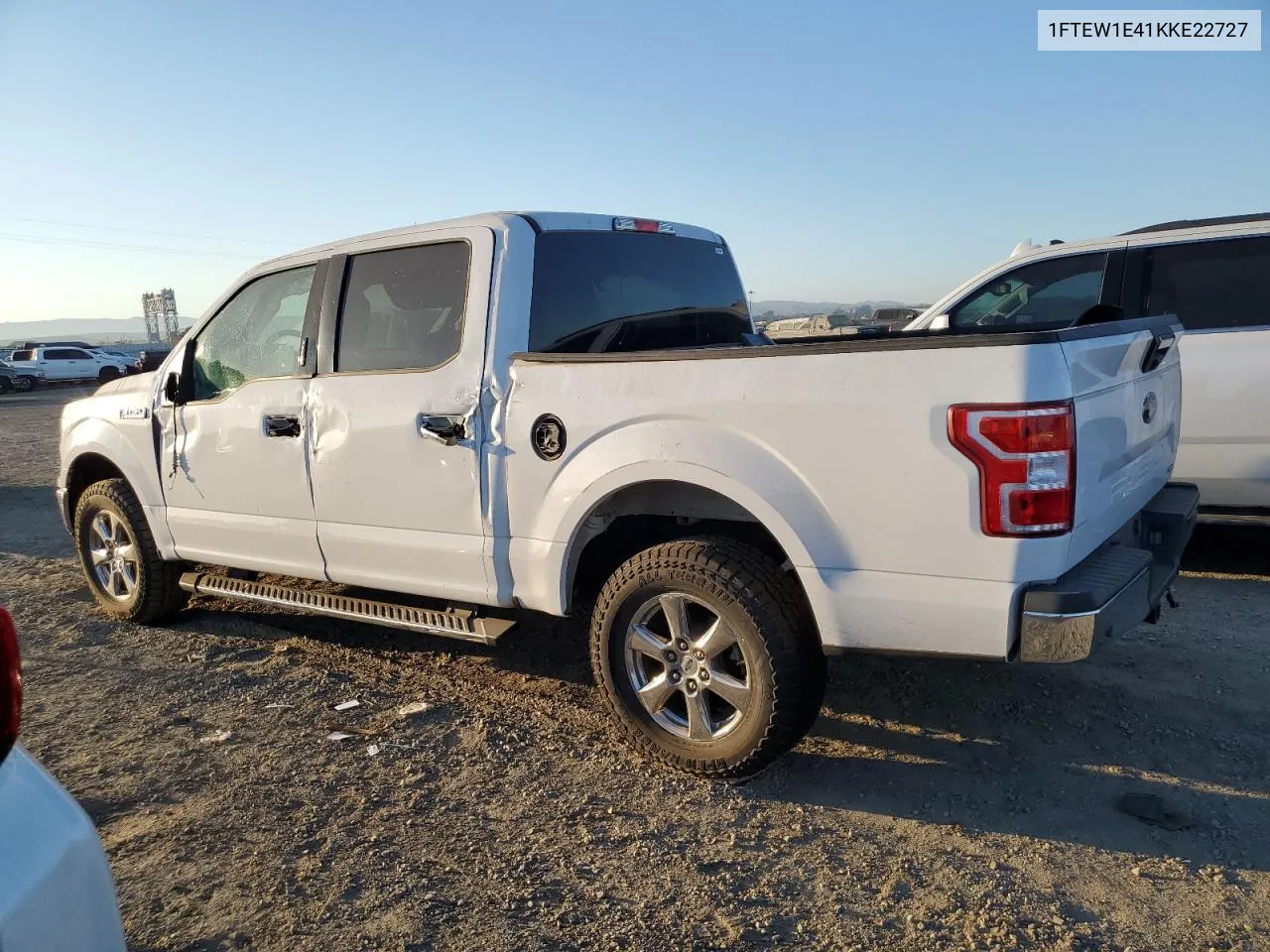 2019 Ford F150 Supercrew VIN: 1FTEW1E41KKE22727 Lot: 73368744