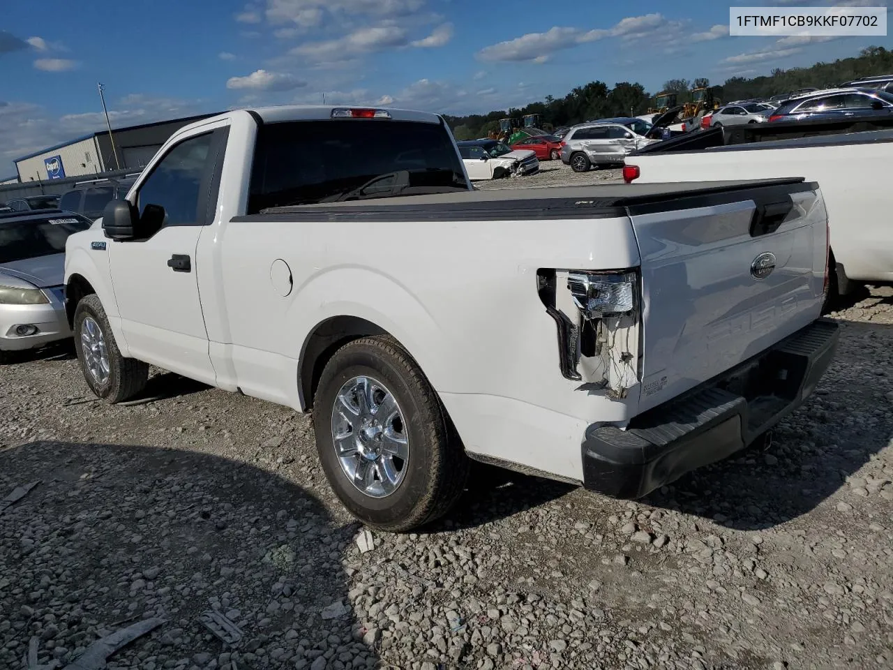 2019 Ford F150 VIN: 1FTMF1CB9KKF07702 Lot: 73413644