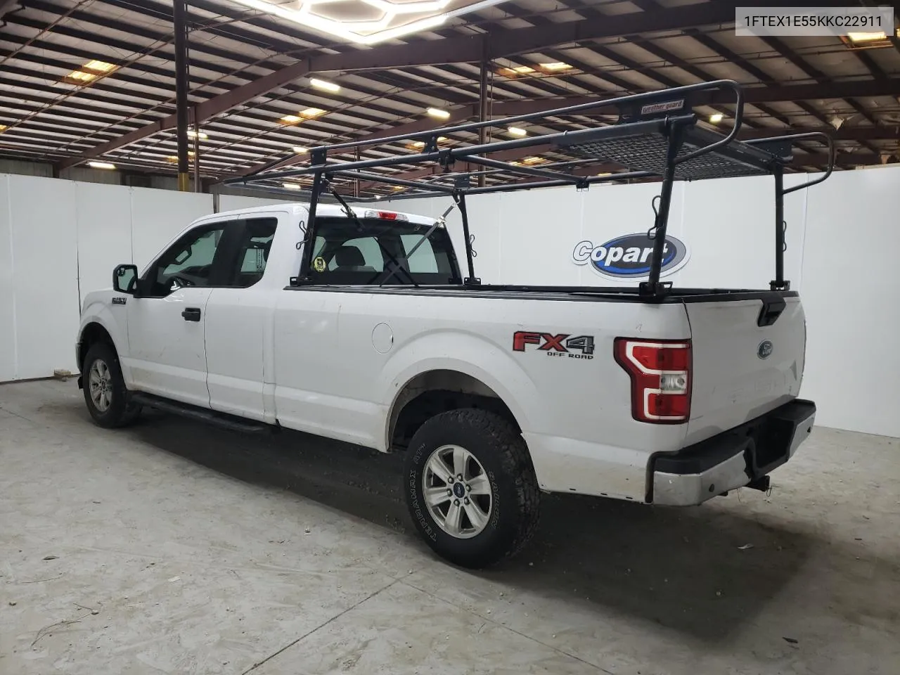 2019 Ford F150 Super Cab VIN: 1FTEX1E55KKC22911 Lot: 73423904