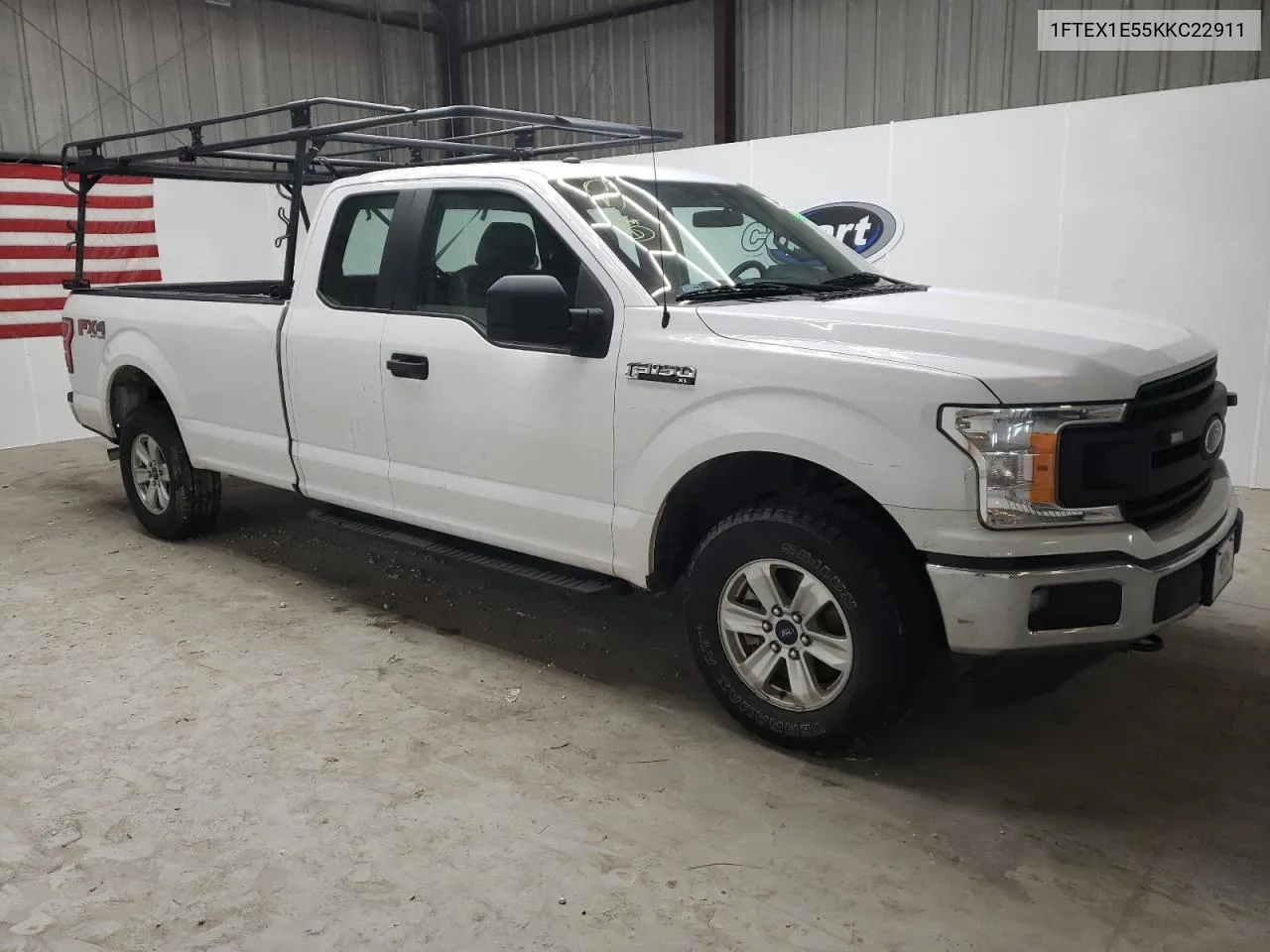 2019 Ford F150 Super Cab VIN: 1FTEX1E55KKC22911 Lot: 73423904