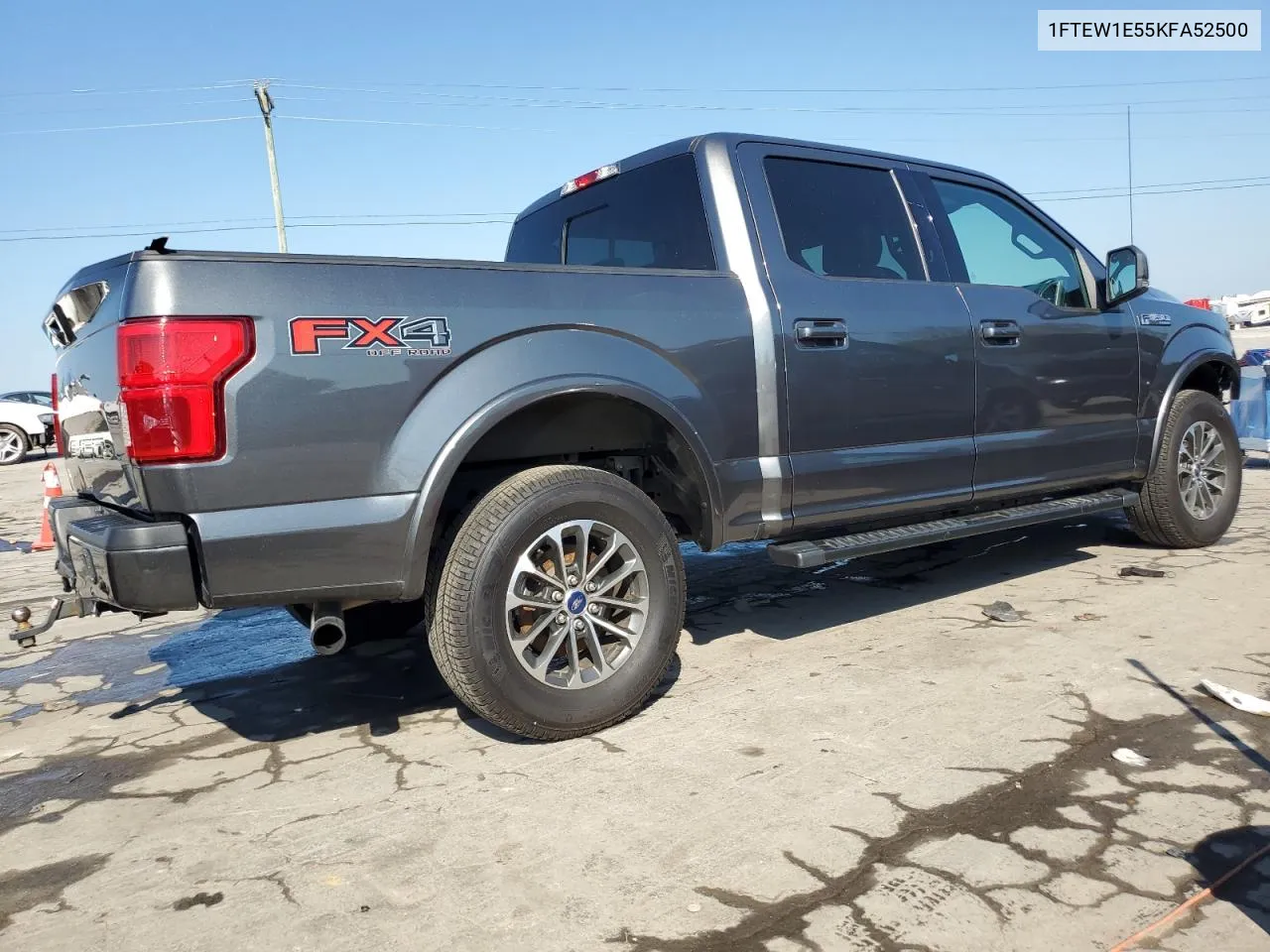 2019 Ford F150 Supercrew VIN: 1FTEW1E55KFA52500 Lot: 73499894