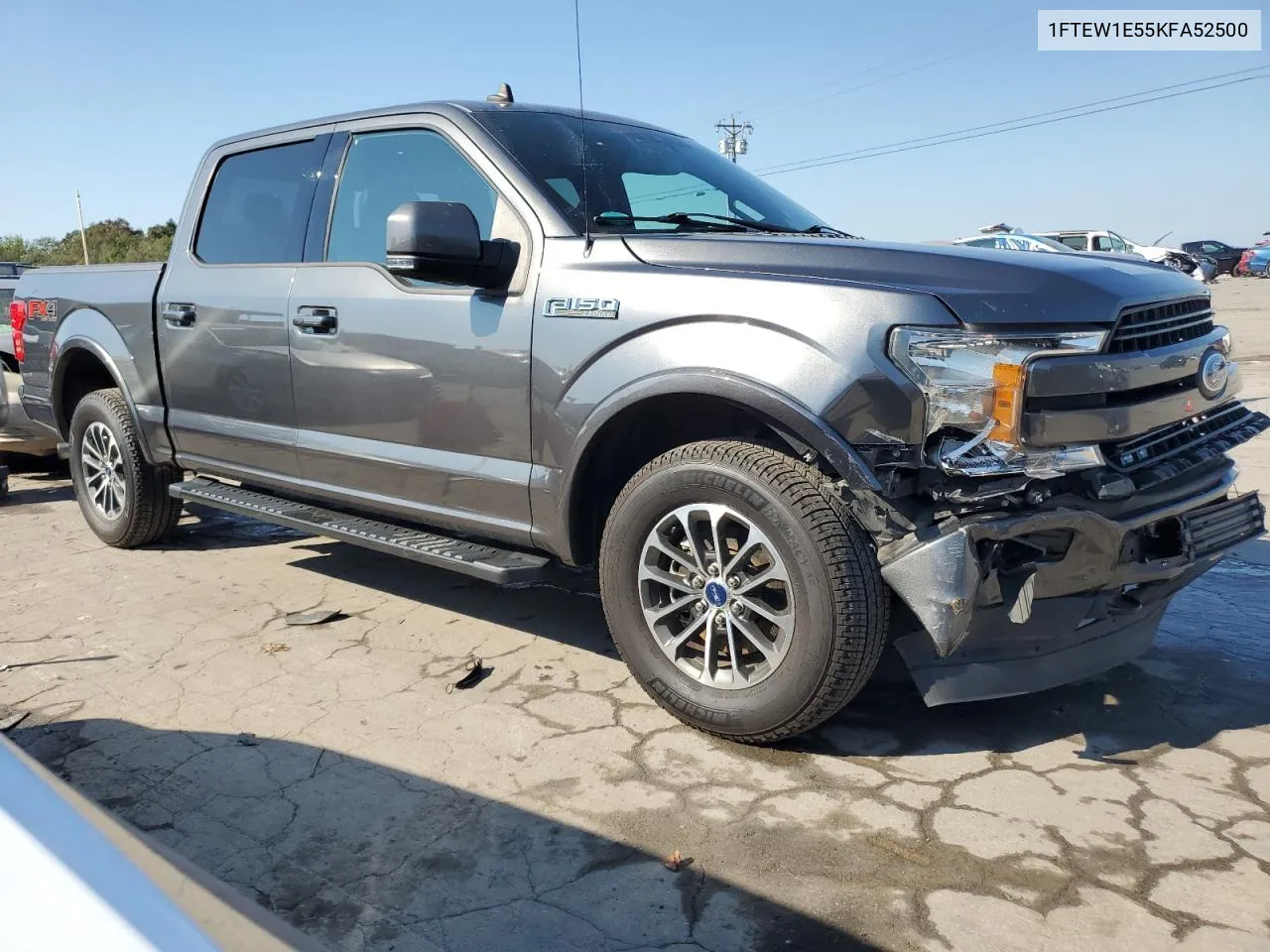 2019 Ford F150 Supercrew VIN: 1FTEW1E55KFA52500 Lot: 73499894