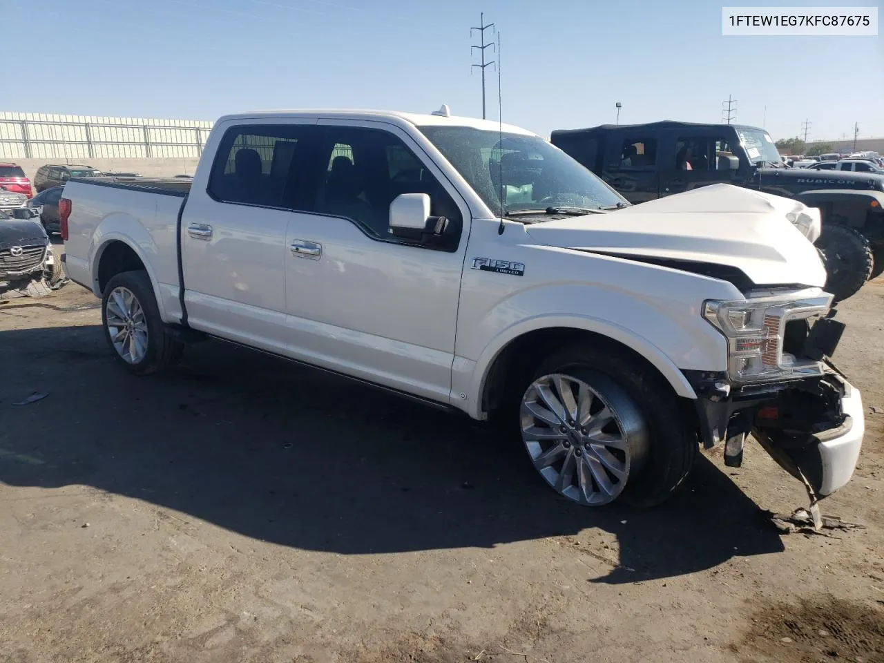 2019 Ford F150 Supercrew VIN: 1FTEW1EG7KFC87675 Lot: 73516764