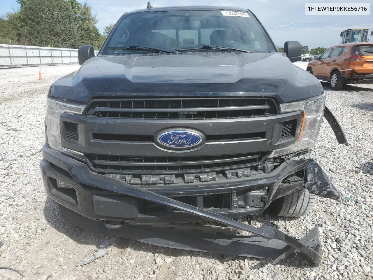 2019 Ford F150 Supercrew VIN: 1FTEW1EP9KKE56716 Lot: 73533584